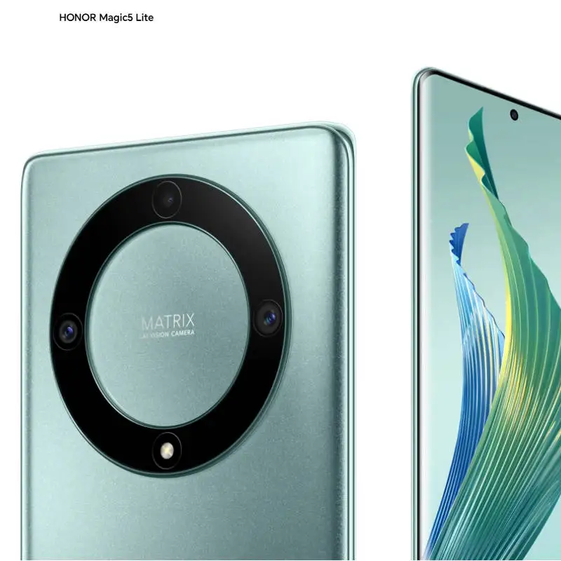 هاتف Honor Magic5 Lite 4g الذكي CPU Snapdragon 695 AMOLED شاشة 6.67 بوصة كاميرا 64 ميجابكسل 5100 مللي أمبير 40 وات شحن هاتف أندرويد مستعمل