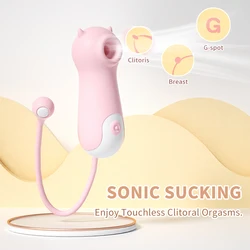 Kushor Clit Sucker Vagina Sucking Vibrator for Women Clitoris Vacuum Stimulator ​Nipple Vibrator Female Sex Toy for Adults 18