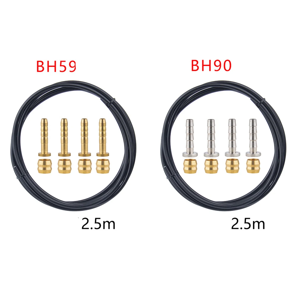 Mountain Bikes Hydraulic Disc Brake Hose SM-BH59/BH90 Olive Connector Insert Sets 2.5m Bicycle Cables For-Shimano Brakes Model