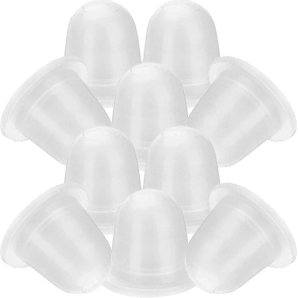 100 قطعة أكواب الصباغ سيليكون مقاومة للاهتراء سميكة حاويات الحبر المدمجة قابلة لإعادة الاستخدام أصحاب الوشم الصباغ المحمولة