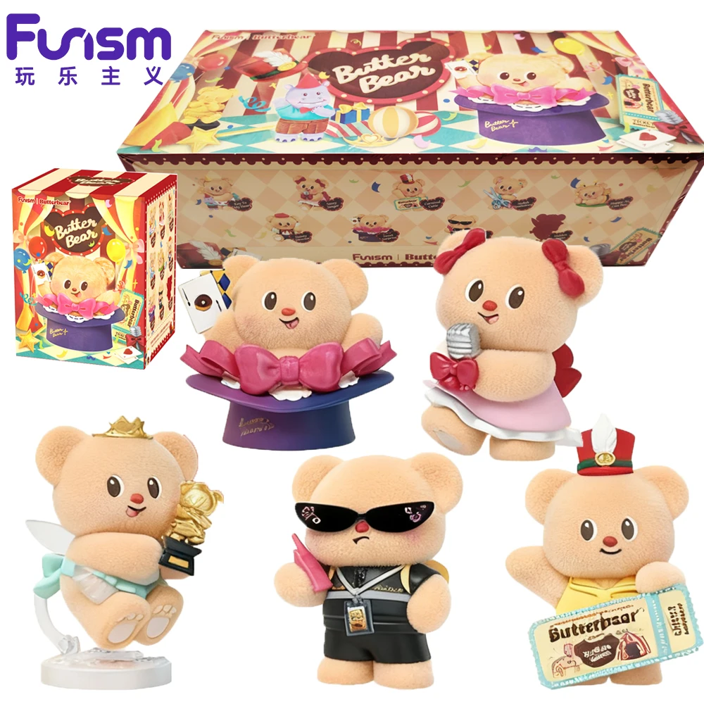 

Оригинальный забавный масляный медведь, верхняя многоуровневая командная серия, глухая коробка, периферийные куклы, настольные украшения, идеальные рождественские подарки для детей