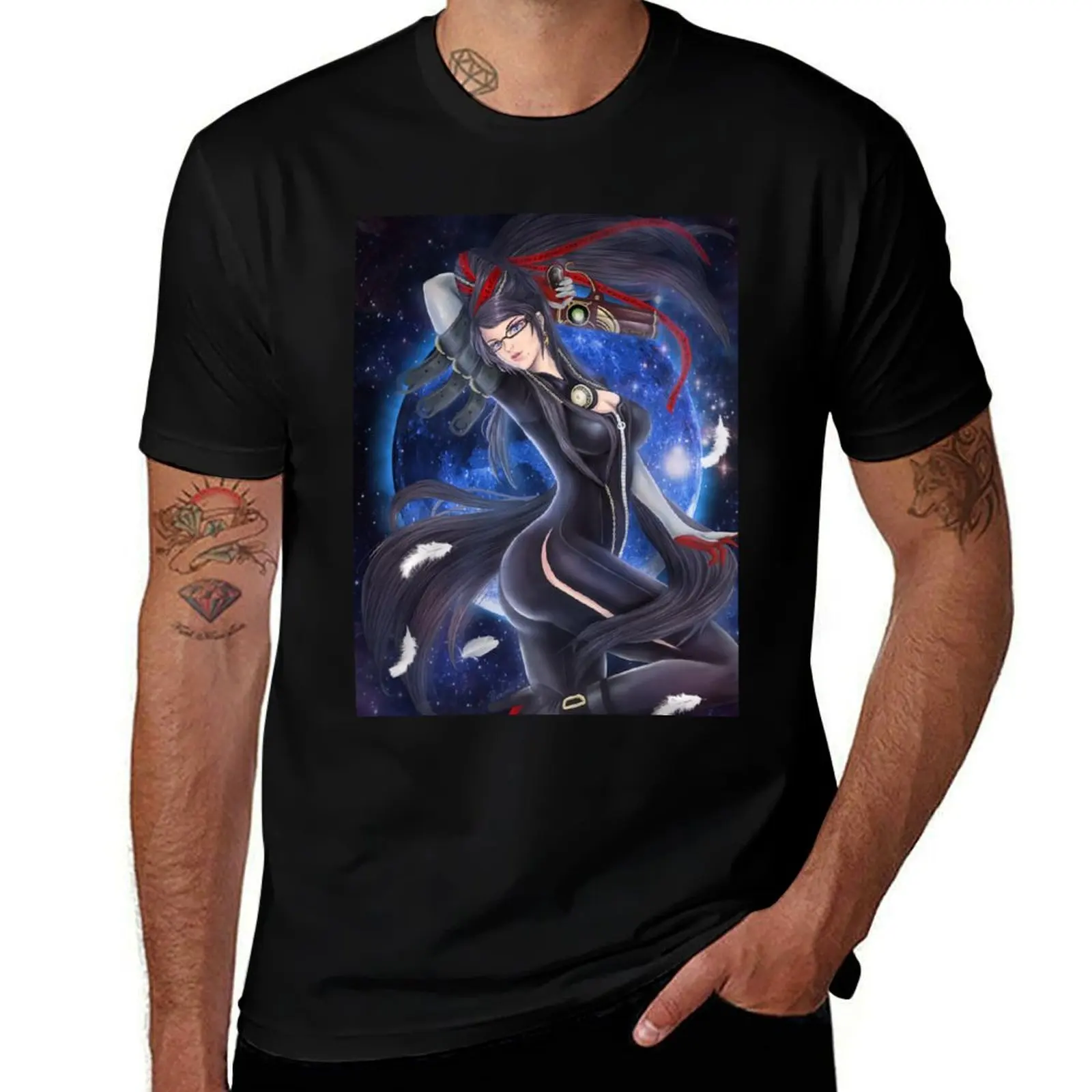 

Bayonetta T-Shirt shirts graphic graphic t shirt vintage anime shirt cotton man t-shirts men clothing