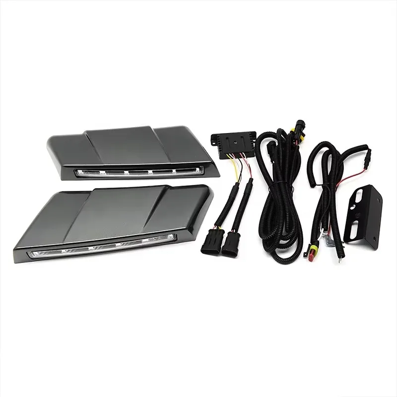 جديد LED النهار تشغيل إكسسوارات مضيئة لتويوتا لاند كروزر 76 LC70 LC76 LC77 LC78 LC79 FJ70 FJ71 FJ76 FJ79 حالة جديدة