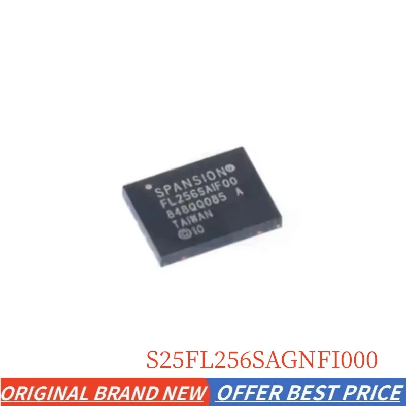 New Original IN STOCK S25FL256SAGNFI000 FL256SAIF00 WSON-8 NOR FLASH 256Mbit 3.0V SPI Memory Chips IC