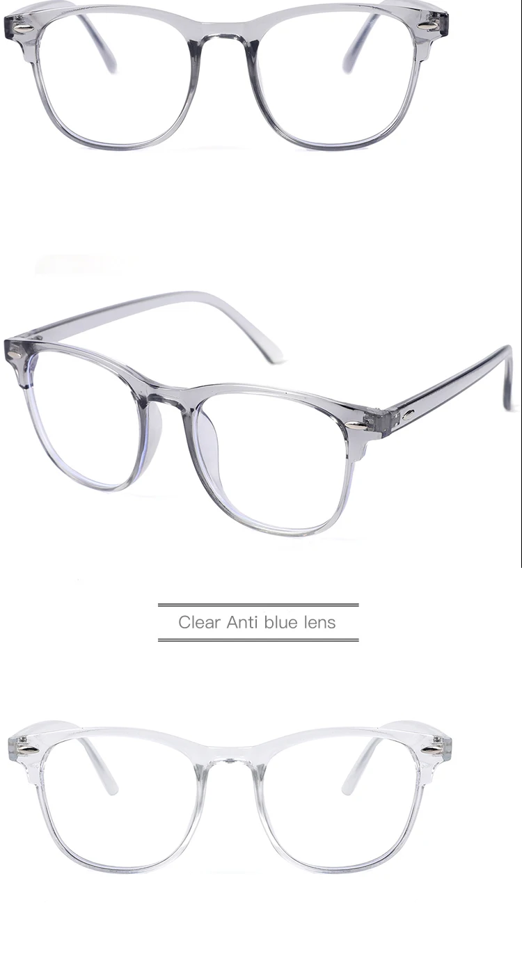 Computerbrille für Damen und Herren, modische Damen-Anti-Blaulicht-Brille, einfacher Stil, hohe Klarheit, Augenschutzbrille – Detail 7