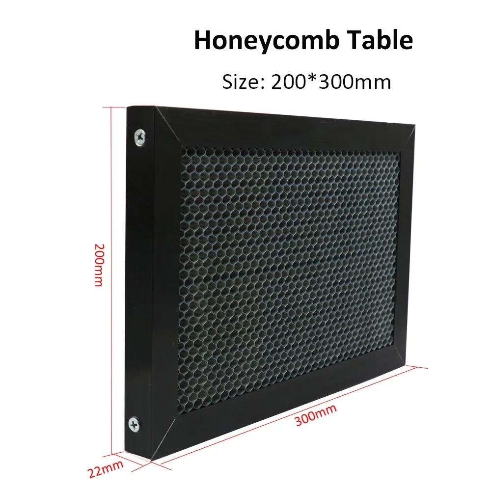 벌집 작업 테이블, 맞춤형 크기 보드 플랫폼 레이저 부품, CO2 레이저 조각기 절단기, 300*200mm