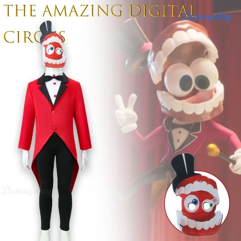 

Amazigital Circus Kaine Pomni Yagata Halloween Cosplay Costume Authentic Game Replica Anime Outfit Holiday Edition