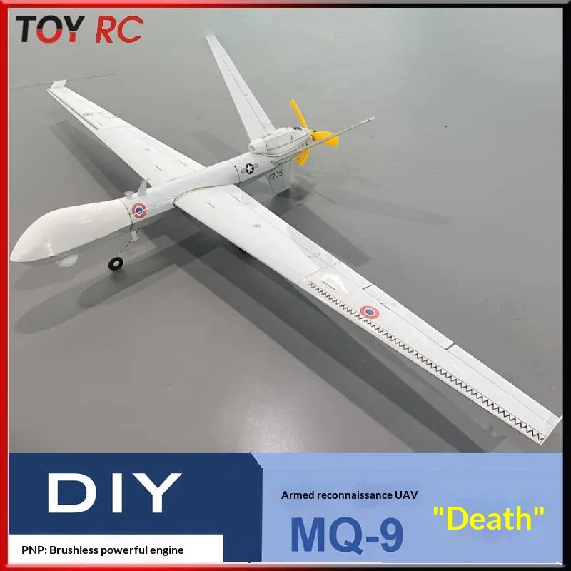Model Airplane Assembly Model Mq-9 Reaper Micro Remote Control Assembly Model Airplane Desktop Ornament Diy Fixed Wing