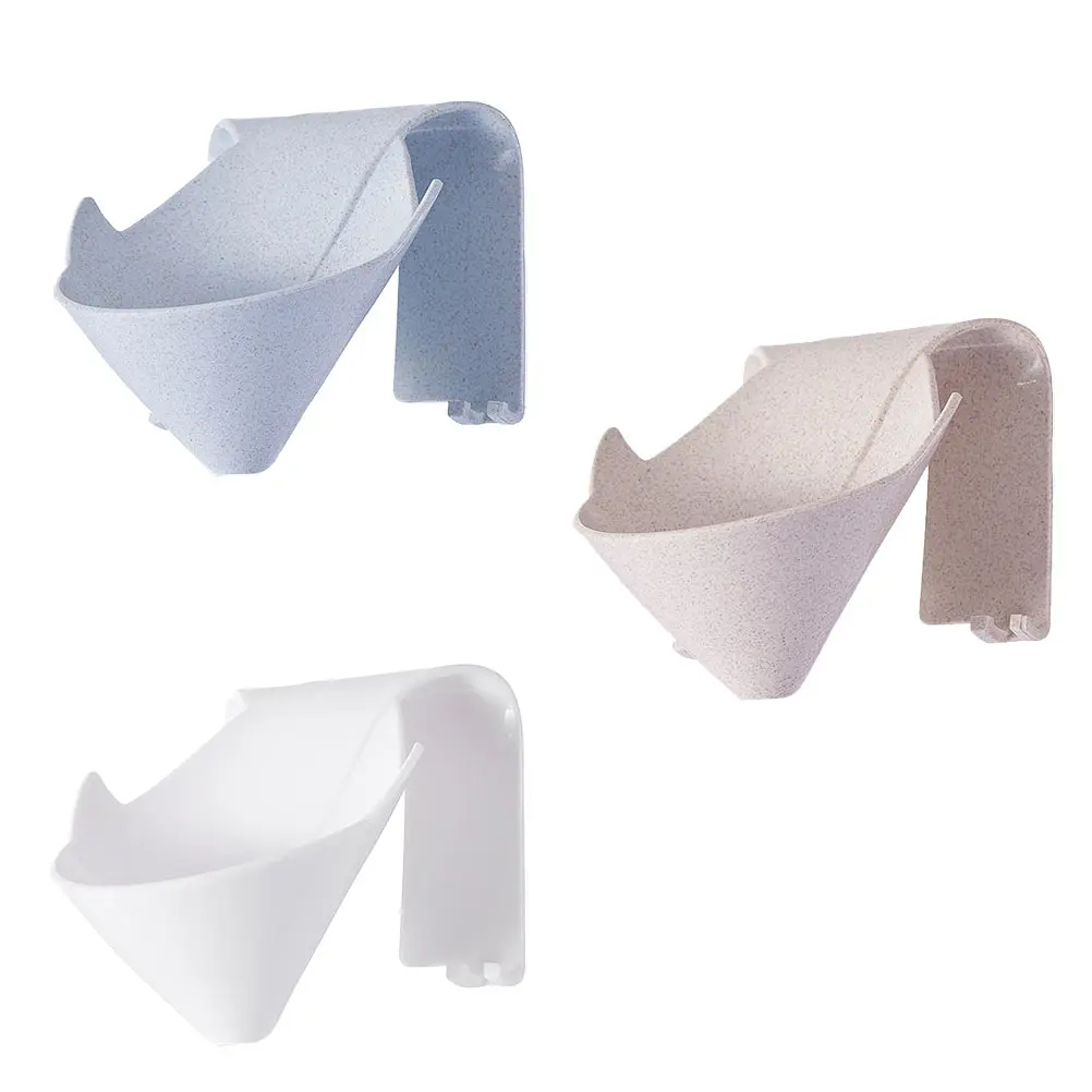 

3 Pcs Multifunctional Drain Soap Dish Holder Storage Rack Container Wall-mounted