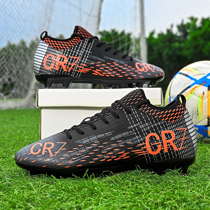 CR7 Football Boots Low-Top Training Shoes Men's Women's Long Nails Professional Competition And Training Shoes