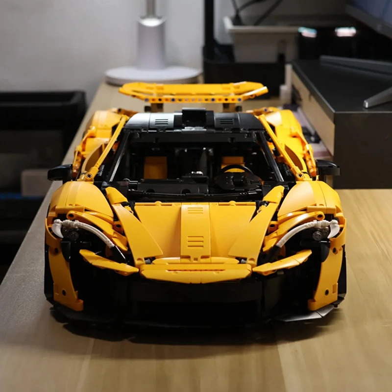 Décennie s de construction techniques pour adultes, briques MOC compatibles, projet de modèle, voiture de sport, jouets pour garçons, cadeaux, 3893 pièces, 42172