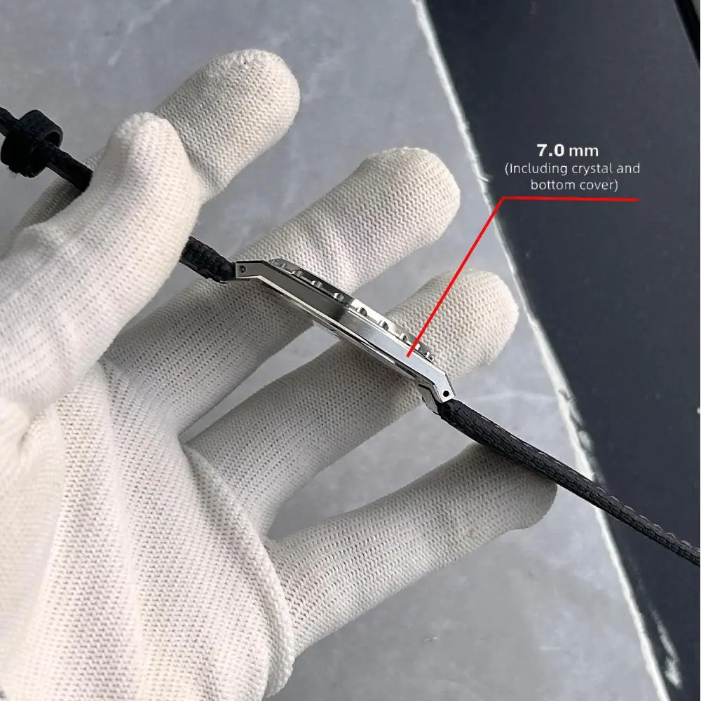 PAGANI DESIGN ساعات كوارتز رياضية رجالية رفيعة للغاية 7 مللي متر سلسلة 222 الياقوت الفولاذ المقاوم للصدأ ساعات مقاومة للماء للرجل #4