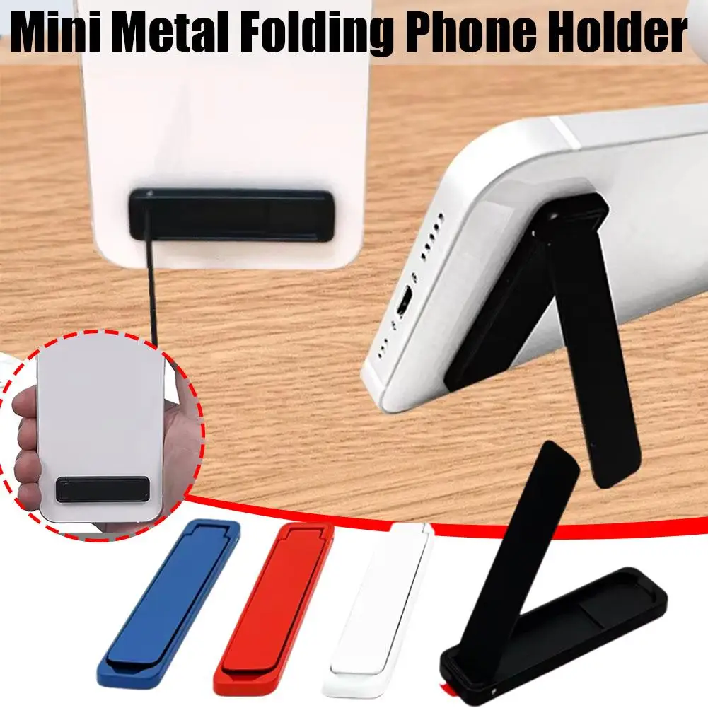 Desktop Mobile Phone Holder Desk Bracket Neutral Lightweight Portable Bracket Multi-functional Clamshell Metal Bracket