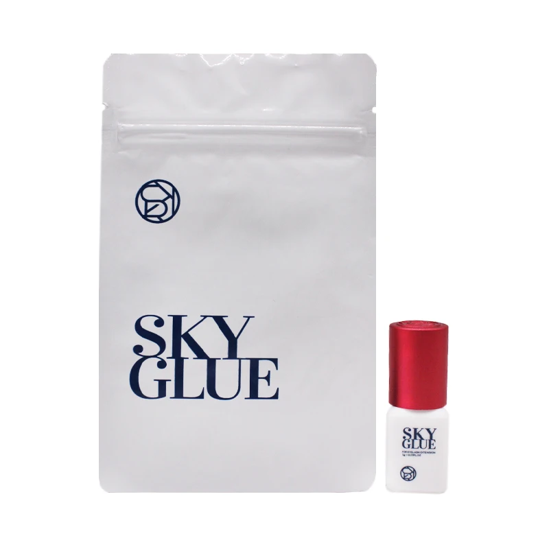 SKY Glue for Eyelash Extension Korea 5ml Fastest and Strongest Adhesive Lasting No Irritation Lash Glue with Original Bag