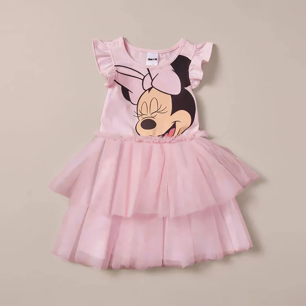 

Minnie Toddler Baby Girls Dress Puffy Mesh Tutu Princess Baby Girl Birthday Party Clothes Kids Dress