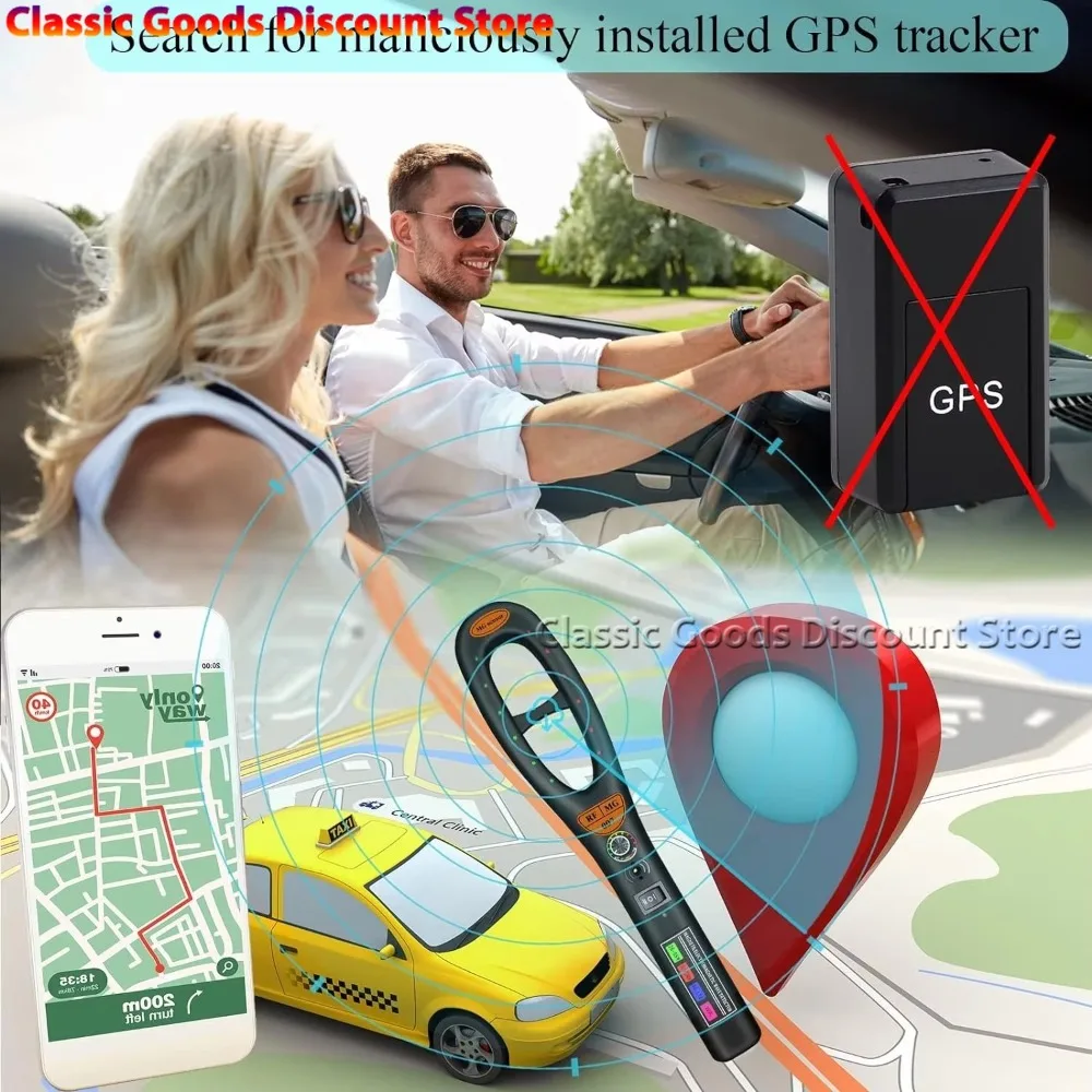 Portable Handheld Wireless GPS Signal Detector Anti Device Detector GPS Tracker Detector HK809 Digital Magnetic Detection DIY