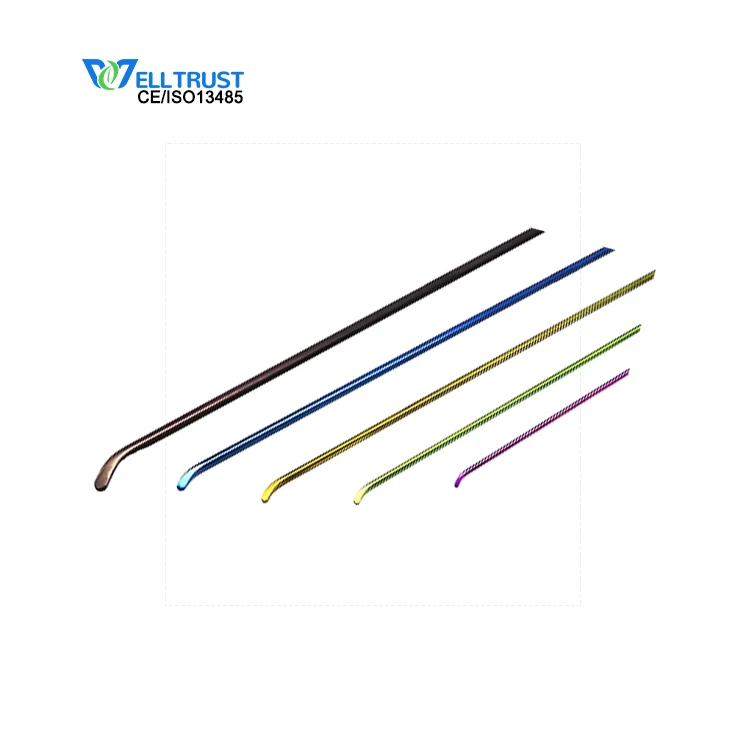Disposable Elastic Orthopedic Implant Intramedullary Nail Medical Titanium For Child Trauma