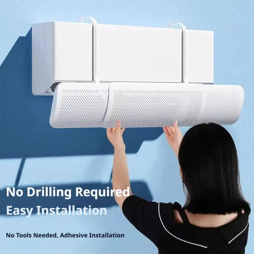 Universal Air Conditioner Wind Deflector Wall-mounted Air Conditioning Windshield Anti-Direct Blowing Retractable Outlet Baffle