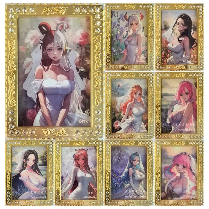 

Аниме One Piece Limited Diamond Card Yamato Nami Uta Hancock Reiju Robin Коллекционная карта Рождественский подарок на день рождения Детские игрушки