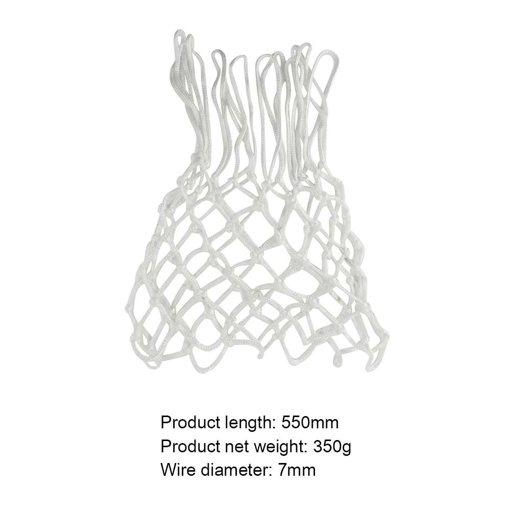 2pcs Sports Basketball Hoop Nylon Net Outdoor Backboard Goal Rim Thicken Mesh
