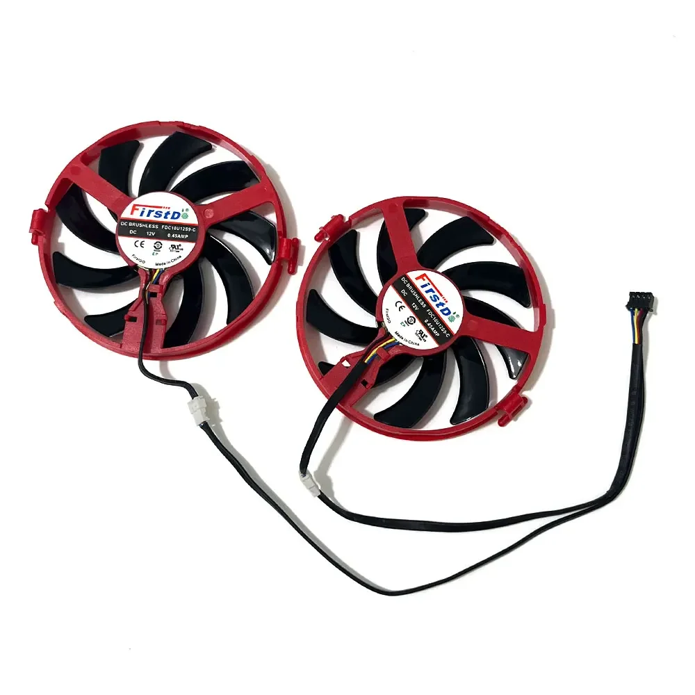 NOWY WENTYLATOR CHŁODZENIA GPU RX 460 FDC10U12S9-C 93MM 4PIN DO KART WIDEO XFX Radeon RX 460 2G/4G, SYSTEM CHŁODZENIA Zwiększający Wydajność