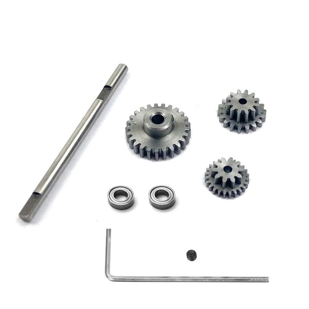 

Metal Transmission Gear with D Axis Gearbox Steel Gears Set for WPL D12 1/10 RC Car Upgrade Parts