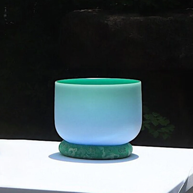 Hye-eun 9inch F Note Green Heart Chakra Crystal Singing Bowl