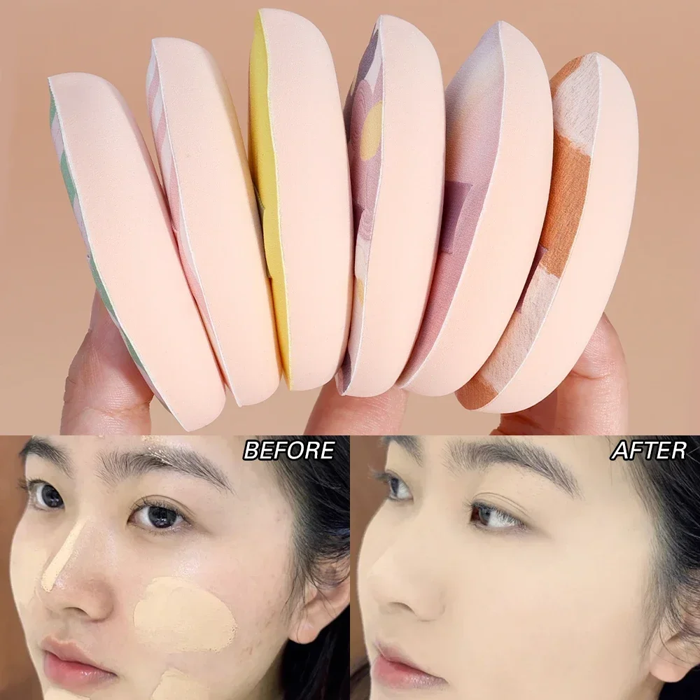 Easy To Clean Powder Puff Not Absorb Liquid Foundation Soft Makeup Puff Blender Makeup Sponge Use of Dry and Wet Foundation Puff