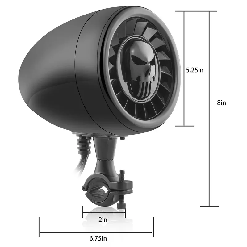 

motorcycle high quality led mini BT speaker