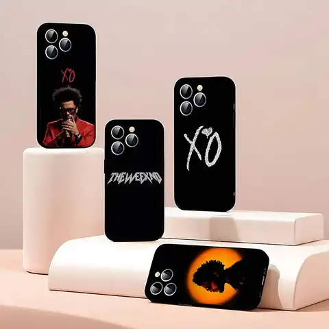 The W-Weeknd XO Singer Phone Case Soft TPU Skin-Friendly For IPhone 17/16/15/14/13/12/11 Series: PRO, MAX, PLUS ,Mini
