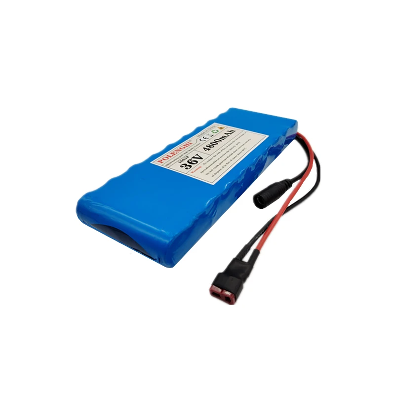 POLENGHI high-quality 10S1P 36V 4.8-8Ah 18650 rechargeable lithium-ion battery pack with built-in BMS circuit protection board