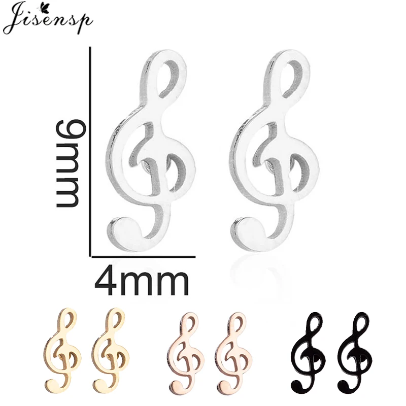 Fashion Musical Instrument Earrings Accordion Headphone Microphone Gitar Stainless Steel Earings for Women Girl Music Lover Gift