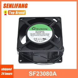 Genuine for SUNON fan SF23080A 2083HBL.GN 8038 220V 8cm fan