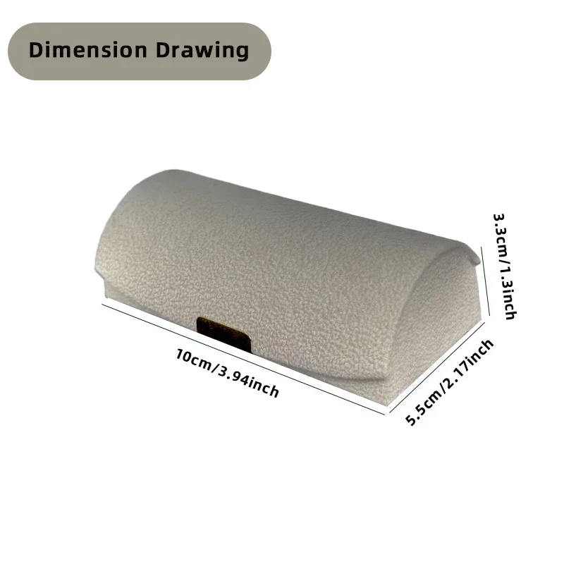 1PC Korean Retro Velvet Solid Color Portable Jewelry Storage Box For Women Exquisite Travel Bag Jewelry Box Organizer