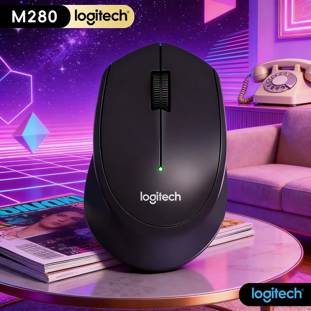 Routine Office Work Wireless Mouse M280 Good Button Spring For File Arrange Web Search Home Daily Pc Computing Tasks