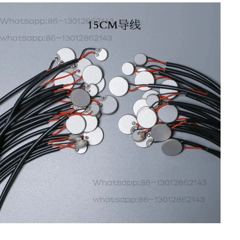 PZT5 Ultrasonic Piezoelectric Ceramic Sheet Circular Piezoelectric Sensor Sheet Ultrasonic Experimental Factory Customization
