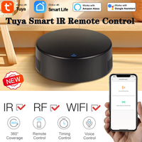 Tuya WiFi RF IR Remote Control 433MHz Smart Life APP Voice Control Smart Home Infrared Controller ALL TV Support Alexa Google