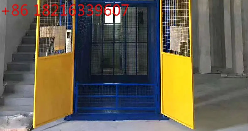 مصعد شحن كبير منصة رفع شحن هيدروليكية كبيرة الحجم مكونة من 5 طبقات #1