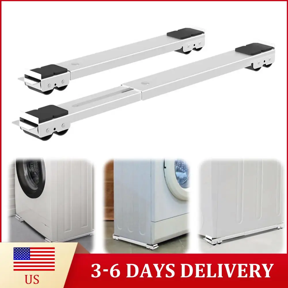 

2Pcs Refrigerator Base Holder Non Slip Mobile Roller Bracket Heavy Duty Base for Washing Machines Refrigerator