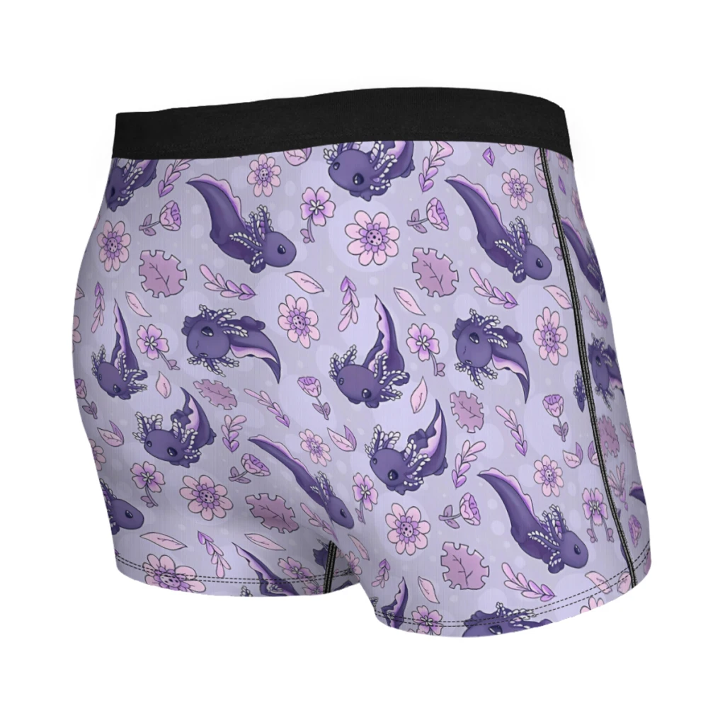 Floral Speckled Pattern Winter EditionAxolotl Underpants Homme Panties Men's Underwear Ventilate  Shorts Boxer