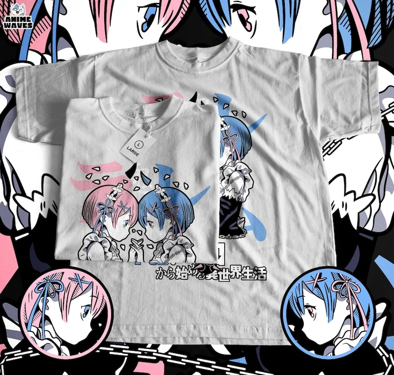 Isekai-Camiseta de Anime Unisex, camisa de Manga japonesa, estilo años 2010, ropa de fantasía, regalo de Otaku, Anime Kawaii, moda clásica