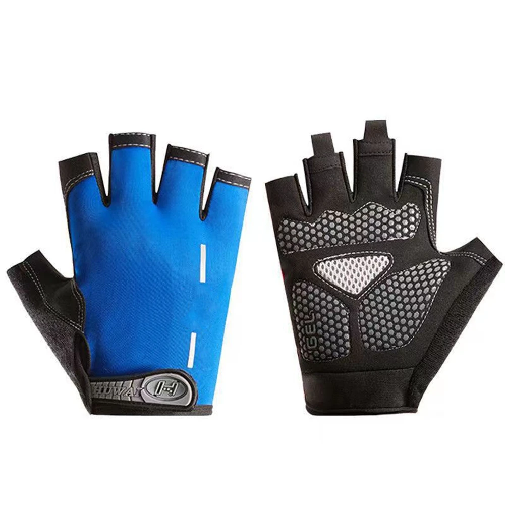 Half Finger Gloves For Road Cycling And Cycling Outdoor Sport Warm, Wear-resistant Lightweight Convenient To Carry Polychrome