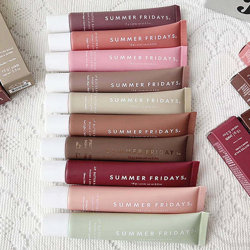 الأصلي الصيف الجمعة حالمة زيت الشفاه ترطيب الشفاه الصقيل ترطيب ومغذي ملمع الشفاه زبدة بلسم بدلة الجمال الرعاية