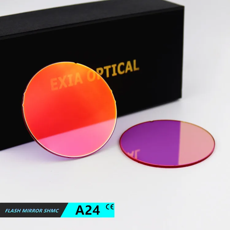 

EXIA A24 UV400 Red Flash Mirror Sunglasses Lenses Base 0