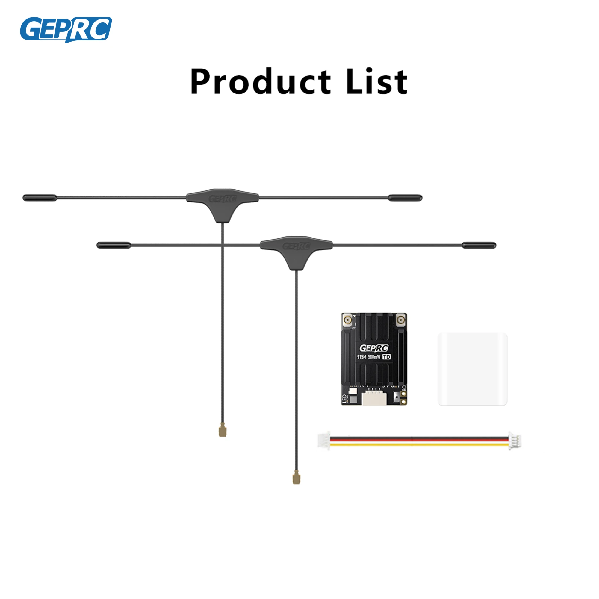 GEPRC ELRS DUAL 915M PA500 receptor de diversidad Chip PA de alta potencia 500mW WIFI DIY FPV Quadcopter piezas de Dron de estilo libre de largo alcance