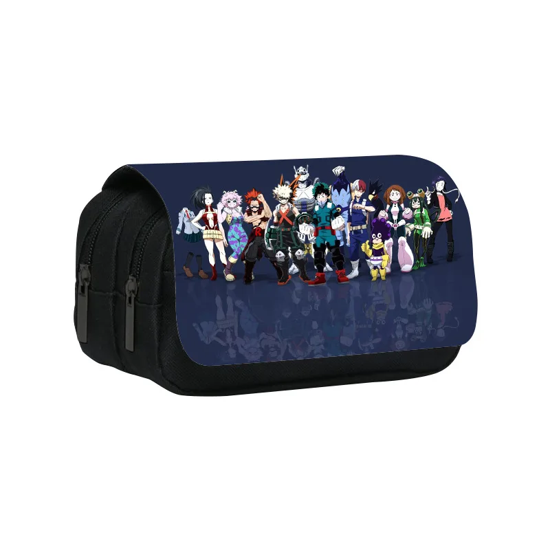 حقيبة أقلام مدرسية من ماي هيرو أكاديميا للطلاب، تخزين كبير للطلاب، صندوق أقلام رصاص هدية للمدرسة للأولاد والبنات، أفضل هدية