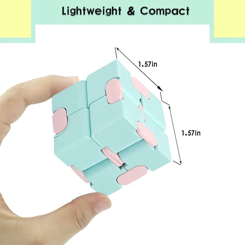 Extron Magic Cube Jouets de décompression pour enfants et adultes, Mm Anti souligné, Instituts Funny Hand Game, Four Corner Maze Fidgets