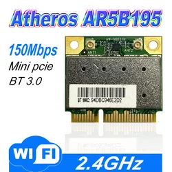 AR5B195 Wireless Bluetooth Half PCI-E card wifi 150Mbps Bluetooth 3.0 WWAN