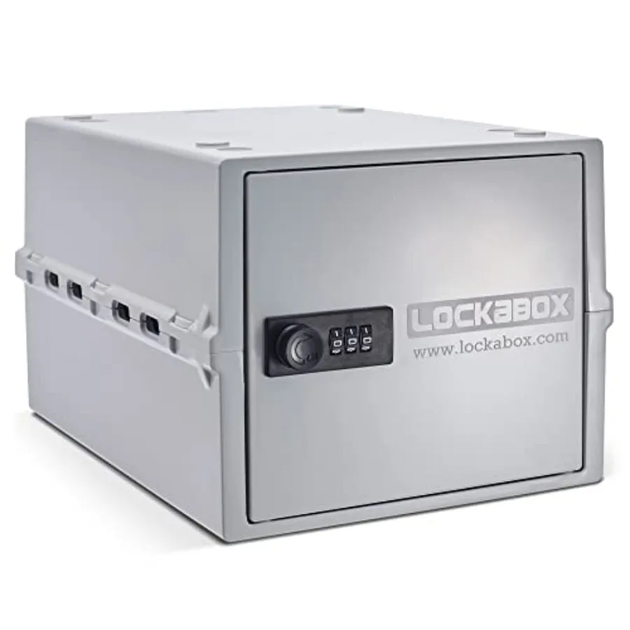

One™ Premium Lock Box Medium Combination Lock Box For Food Medicine and Home Safety External Size 12 x 8 x 6.6 Inch