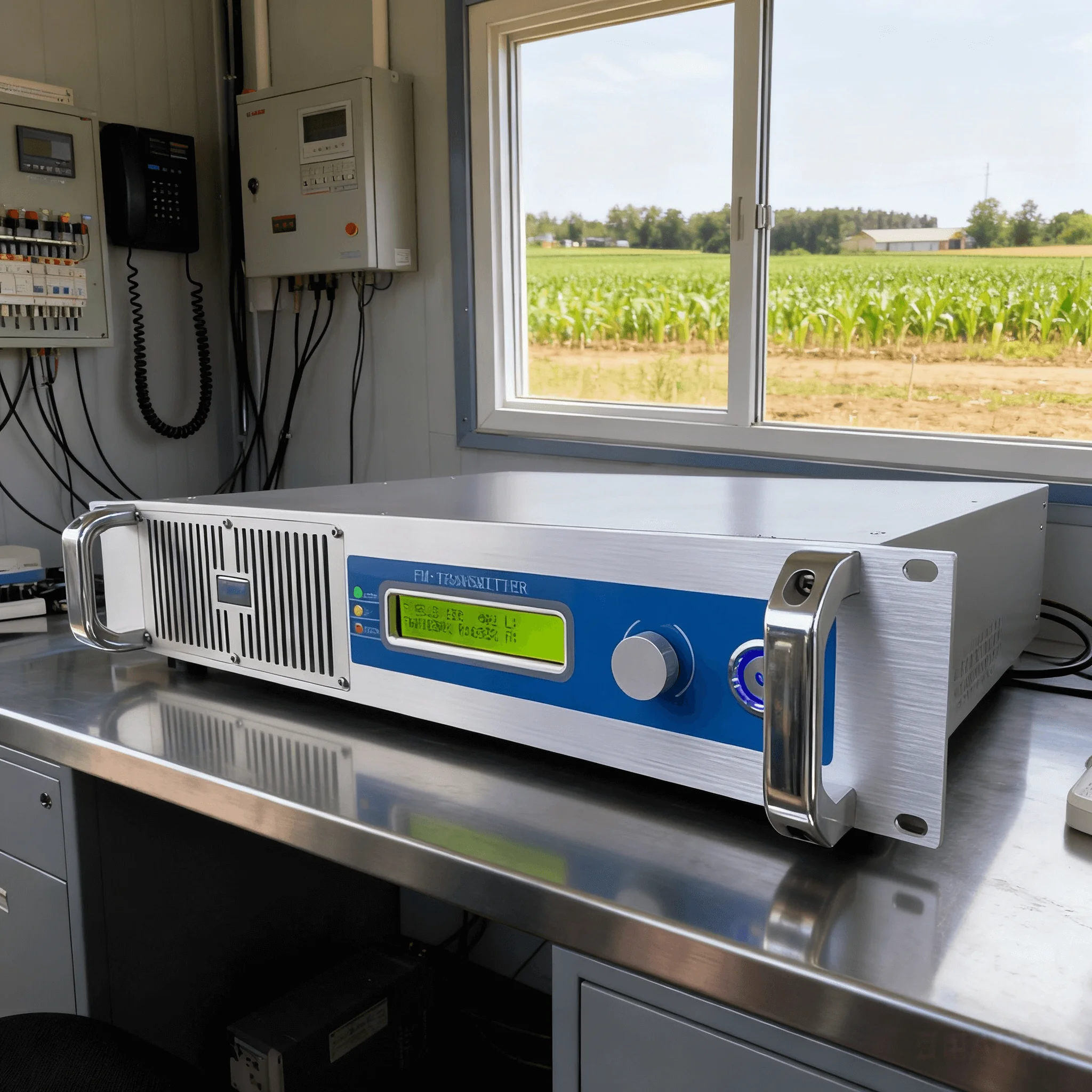 

YXHT-1-1KW(1000W) FM Transmitter with Smart Fan, Power On/Off Menu, Durable, CD-Quality Audio, CE Certified